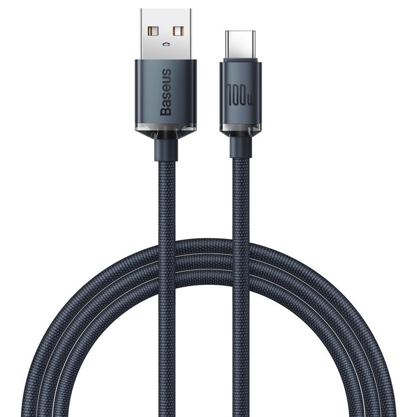 Baseus Crystal Shine Series Fast Charging Data Cable USB to Type-C 100W 1.2m